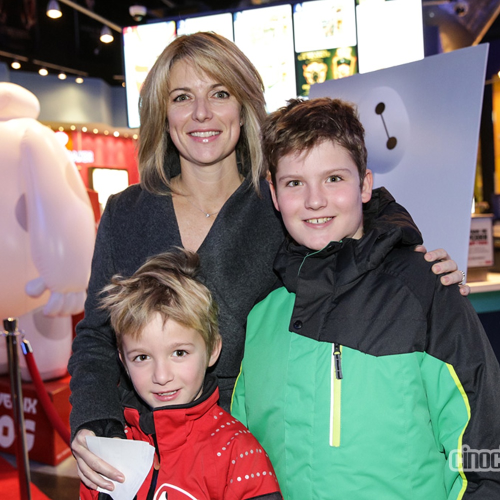Sur le tapis rouge du film Big Hero 6