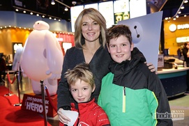 Sur le tapis rouge du film Big Hero 6