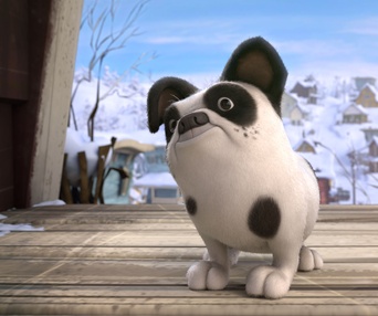 Une scène du film La course des tuques