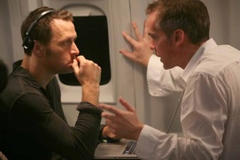 Sur le plateau du film Café de Flore