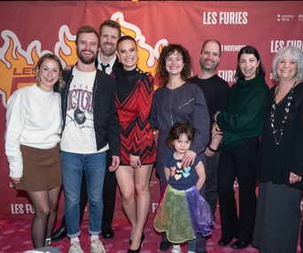 Tapis rouge de la première du film Les Furies