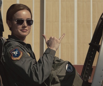 Une scène du film Captain Marvel
