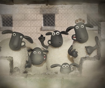 Une scène du film Shaun the Sheep