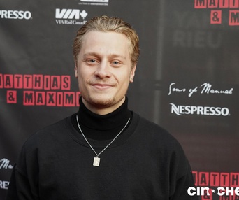 Sur le tapis rouge du film Matthias et Maxime