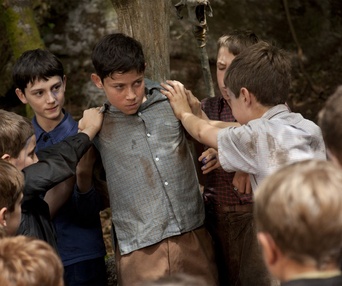 Une scène du film La guerre des boutons