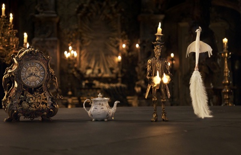 Une scène du film Beauty and the Beast