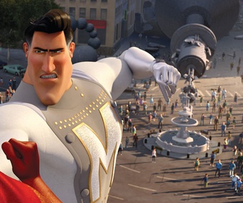 Une scène du film Megamind