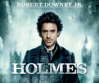 Affiche en français du film Sherlock Holmes