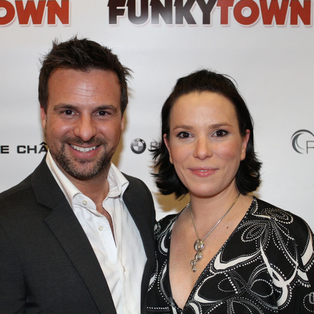 Sur le tapis rouge du film Funkytown
