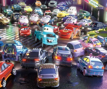 Une scène du film Cars 2