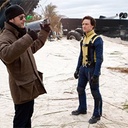 James McAvoy et Matthew Vaughn sur le plateau de X-Men: First Class