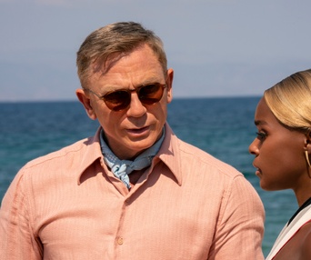 Une scène du film Glass Onion: A Knives Out Mystery