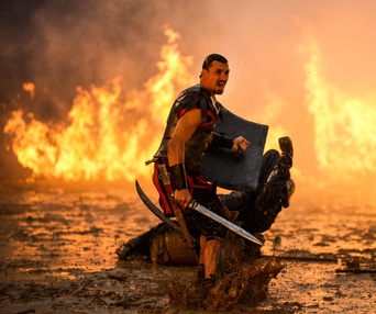 Une scène du film Astérix et Obélix: L'empire du milieu