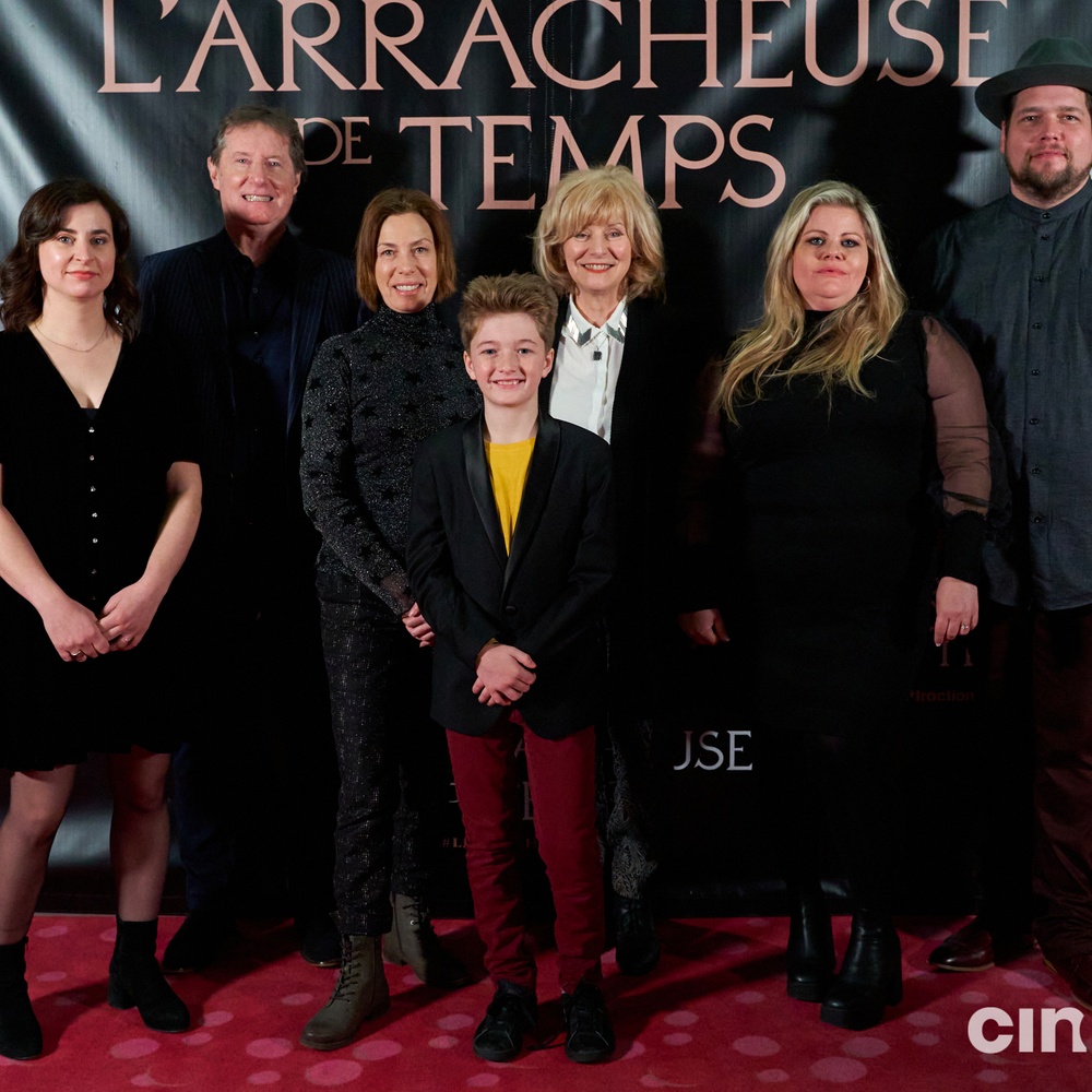 Sur le plateau du film L'arracheuse de temps