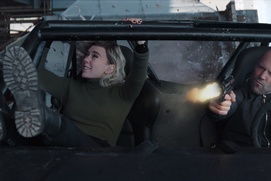 Une scène du film Fast & Furious Presents : Hobbs & Shaw Une scène du film Fast & Furious Presents : Hobbs & Shaw