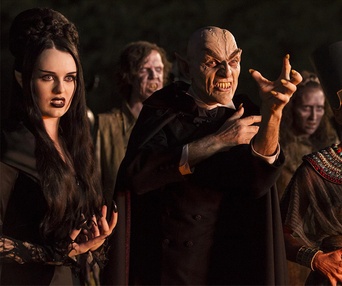 Une scène du film Goosebumps