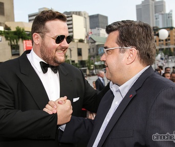 Sur le tapis rouge de Louis Cyr : L'homme le plus fort du monde