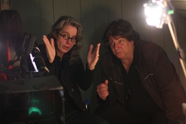 Sur le plateau du film Trois temps après la mort d'Anna Sur le plateau du film Trois temps après la mort d'Anna