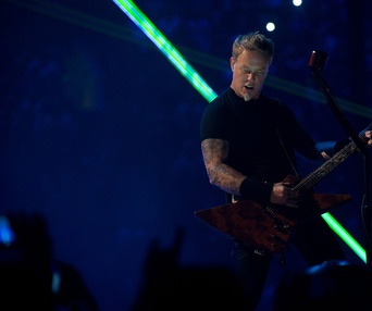 Une scène du film Metallica Through the Never