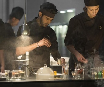 Une scène du film The Hundred-Foot Journey