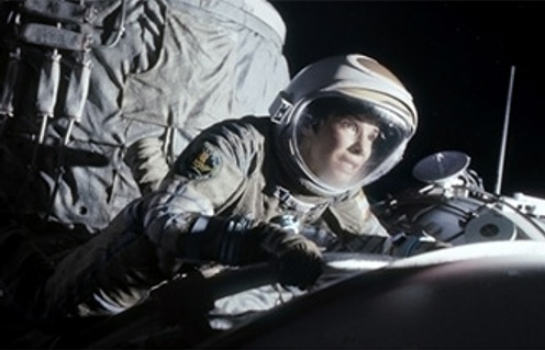 Une scène du film Gravité