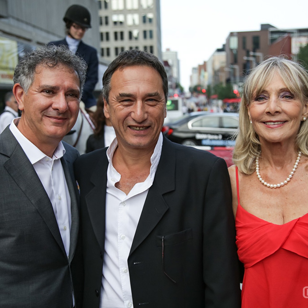 Sur le tapis rouge du film Jappeloup