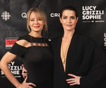 Tapis rouge du film Lucy Grizzli Sophie