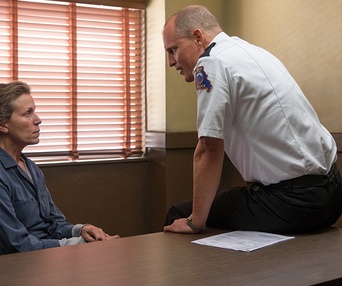 Une scène du film Three Billboards Outside Ebbing, Missouri