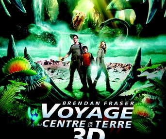 Affiche du film Voyage au centre de la terre 3D