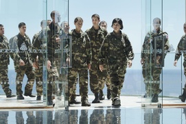Une scène du film Voir du pays Une scène du film Voir du pays