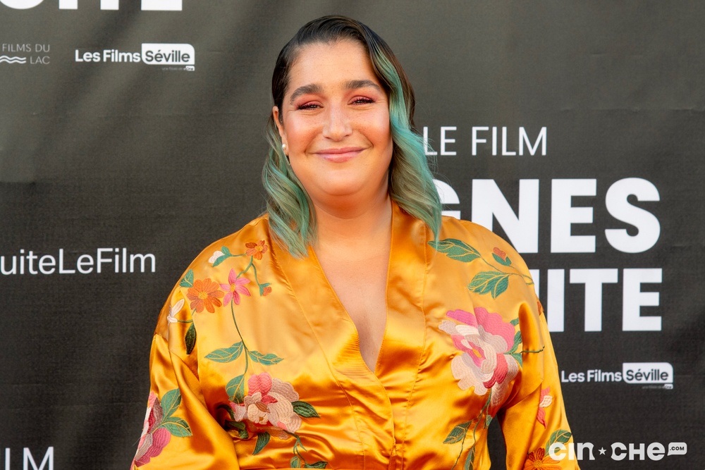 Sur le tapis rouge du film Lignes de fuite
