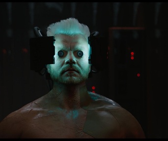 Une scène du film Ghost in the Shell
