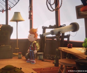 Une scène du film Félix et le trésor de Morgäa