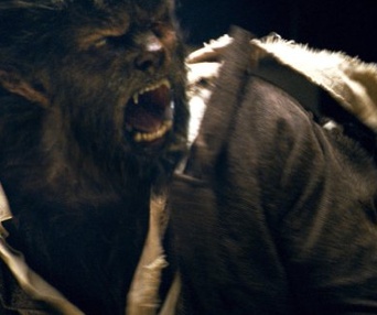 Scène du film The Wolfman