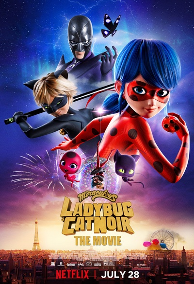 Affiche du film Miraculous: Ladybug & Cat Noir, The Movie