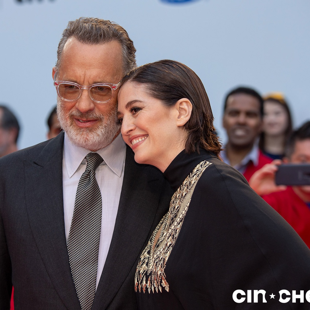 Sur le tapis rouge du film A Beautiful Day in the Neighborhood