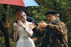Sur le plateau du film Twixt Sur le plateau du film Twixt