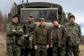Une scène du film Le bunker