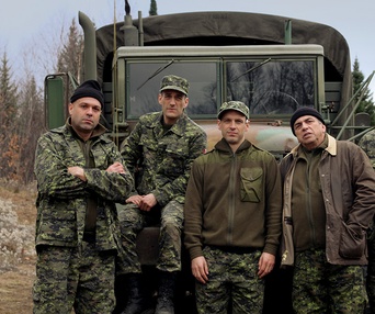 Une scène du film Le bunker