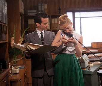Une scène du film Populaire