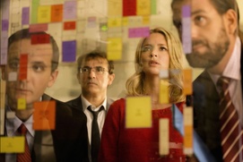 Une scène du film Adieu les cons
