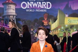 Sur le tapis rouge de la première mondiale de Onward