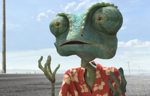 Une scène du film Rango