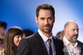 Sur le tapis rouge du film The Magnificent Seven