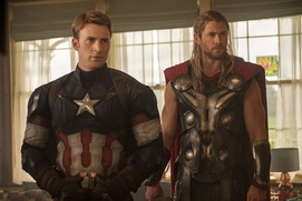 Une scène du film The Avengers: Age of Ultron Une scène du film The Avengers: Age of Ultron