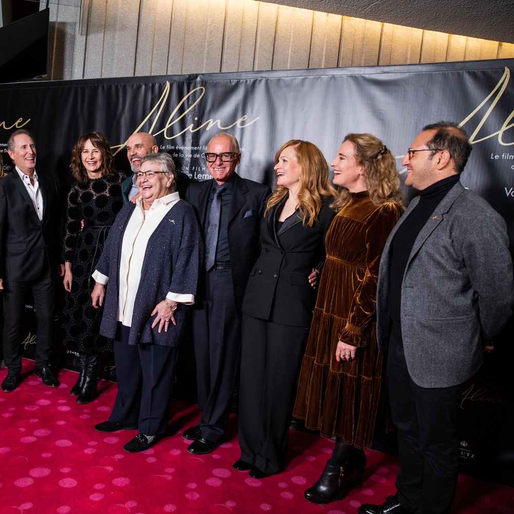 Tapis rouge du film Aline