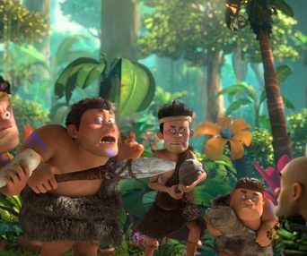 Une scène du film Les ours Boonie : L'aventure préhistorique