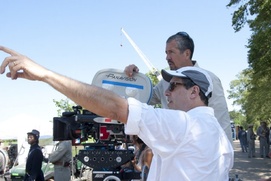 Sur le plateau du film Beautiful Creatures