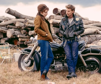 Une scène du film The Bikeriders