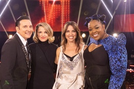 Jean-Marc Généreux, Sarah-Jeanne Labrosse, Lydia Bouchard et Mel Charlot
